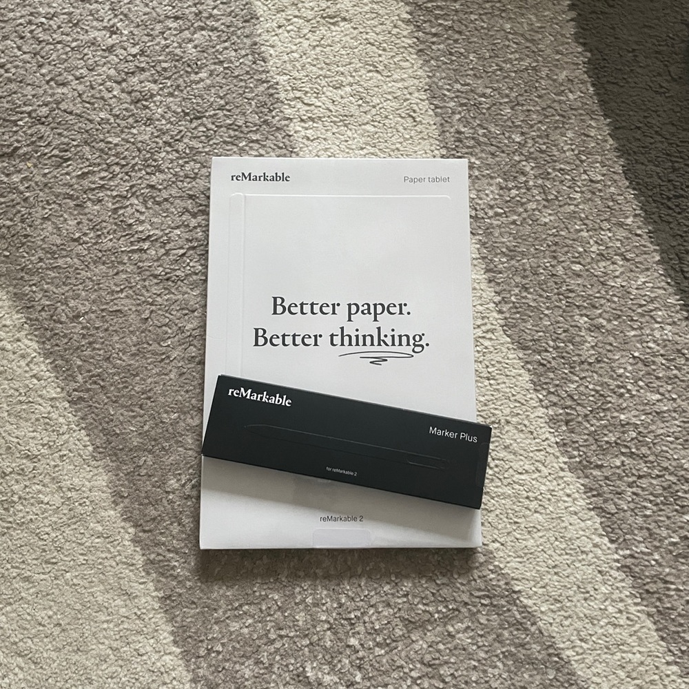 Brand new ! ReMarkable 2 paper tablet with marker!